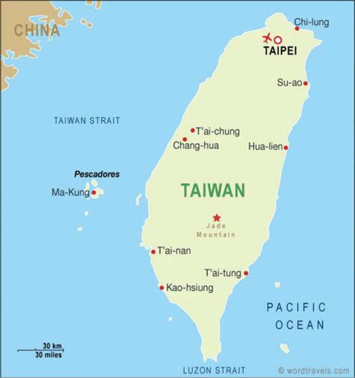 Тайвань міжнародного аеропорту таоюань карті