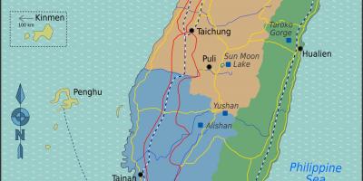 Тайбей, Тайвань розташування карті 